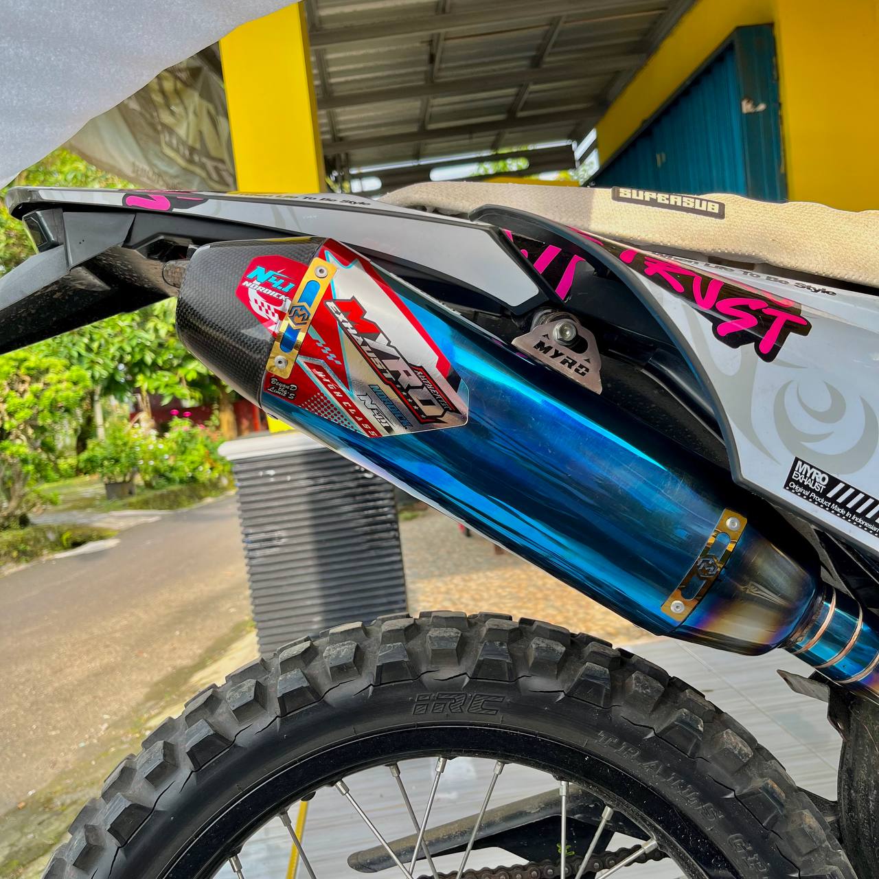 Knalpot untuk Xr150 Crf150 Klx150 Dtracker Wr155 Original Myro Exhaust Type Nordick