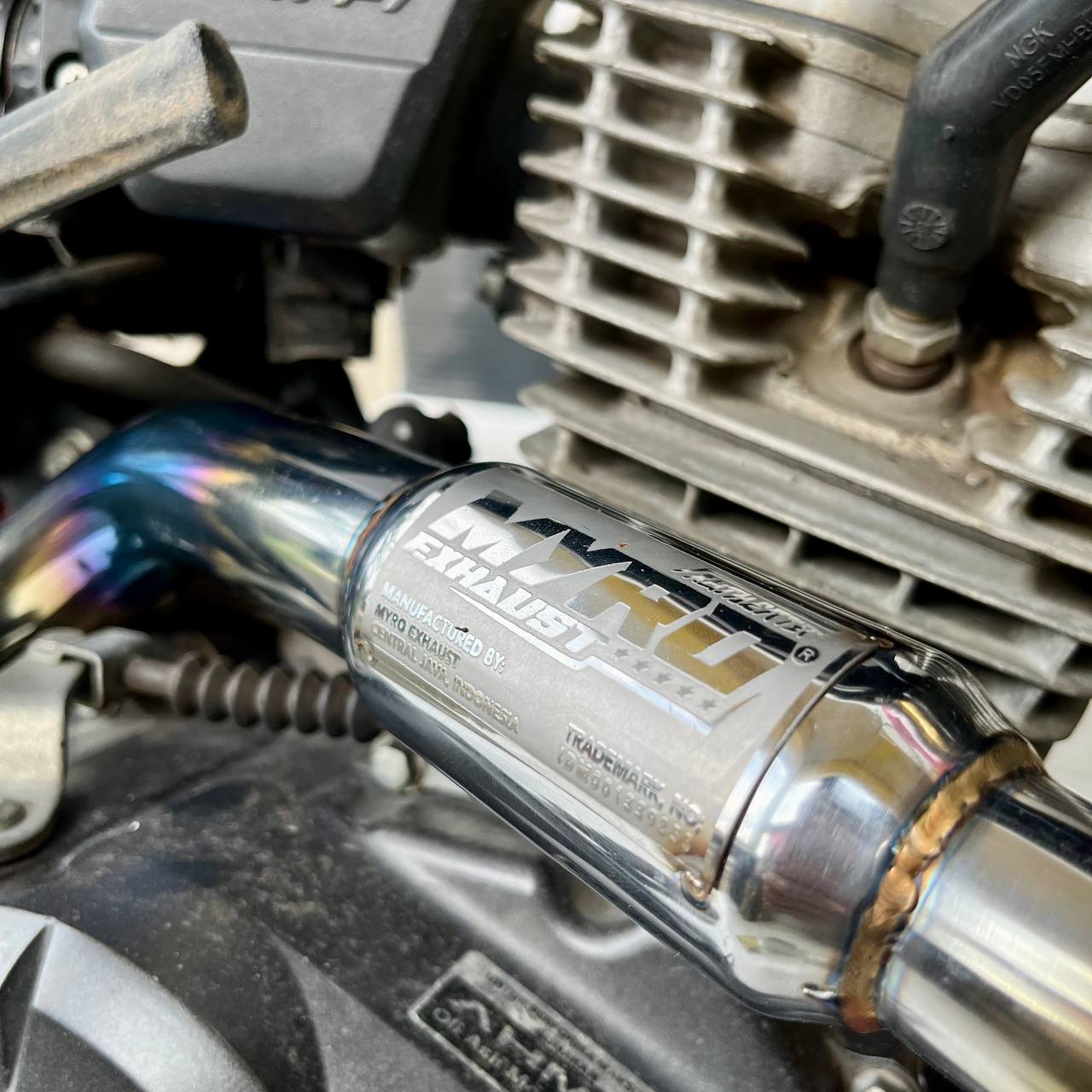 Knalpot untuk Xr150 Crf150 Klx150 Dtracker Wr155 Original Myro Exhaust Type Nordick